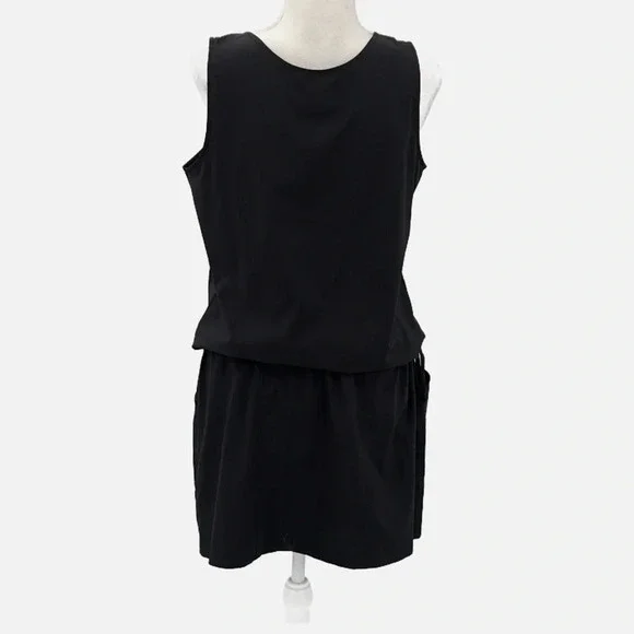 Arc'teryx Contenta Cinch Waist Outdoor Lightweight Dress in Black - Size Medium - Picture 4 of 8